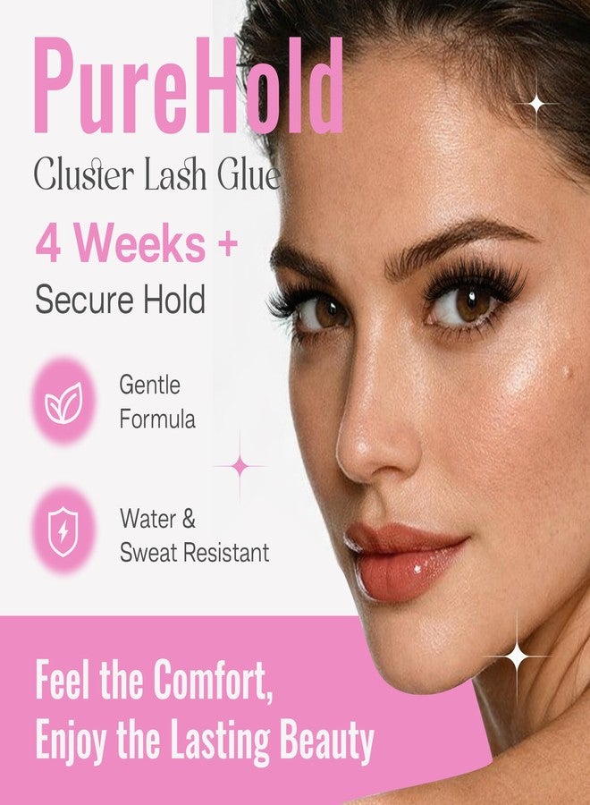 CALAILIS Lash Cluster Glue Sensitive Open Eyes Cluster Lash Glue Strong Hold Long Lasting 4+ Weeks Eyelash Extension Adhesive Waterproof & No Irritation for Professional (5ml) - Image 4